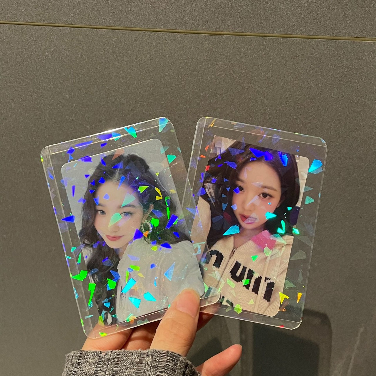 Combo tấm toploader lấp lánh hologram siêu xinh - MEE