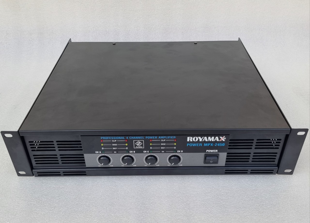 Cục đẩy 4 kênh 24 sò nguồn xung ROYAMAX