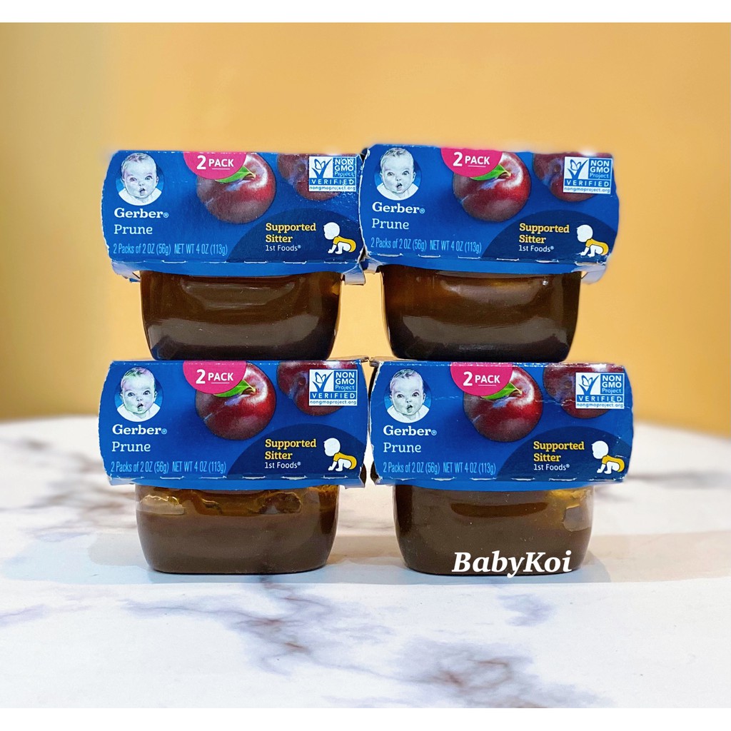Mận đen nghiền Gerber cho bé 56g
