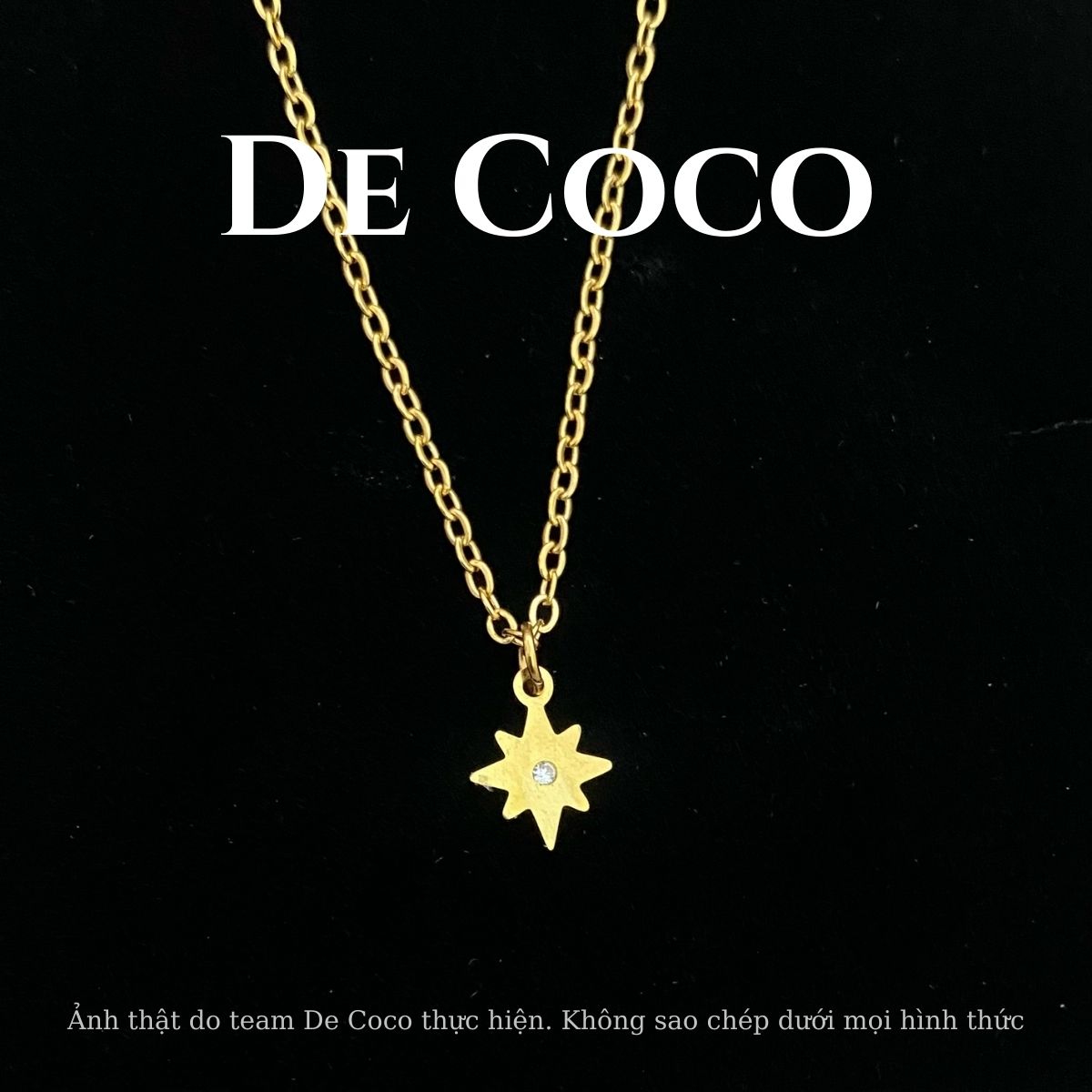 KHÔNG ĐEN GỈ - Vòng cổ, dây chuyền nữ Nova De Coco