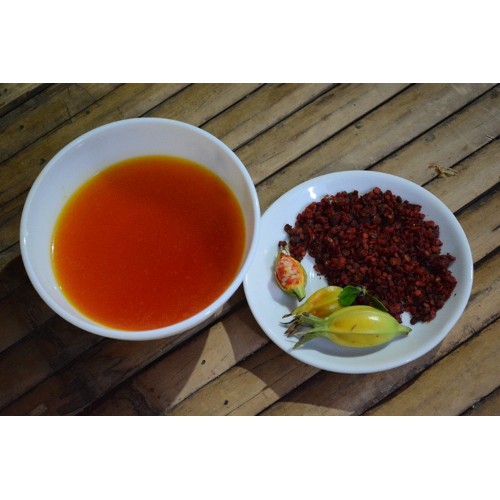 Quả dành dành khô