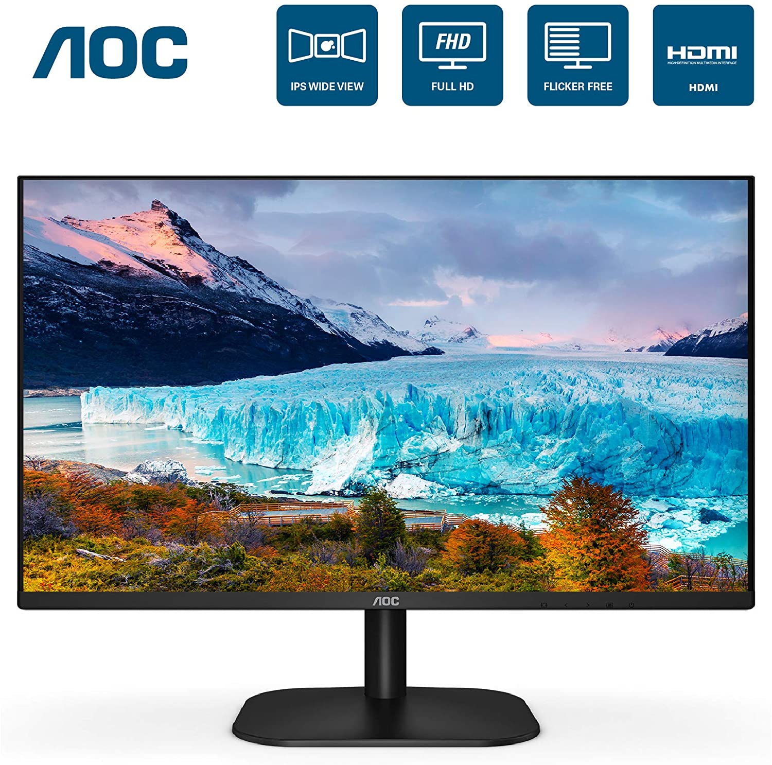 MÀN hình Gaming AOC 24B2H2 (23.8 INCH/FHD/IPS/100HZ/4MS) - Hàng chính hãng