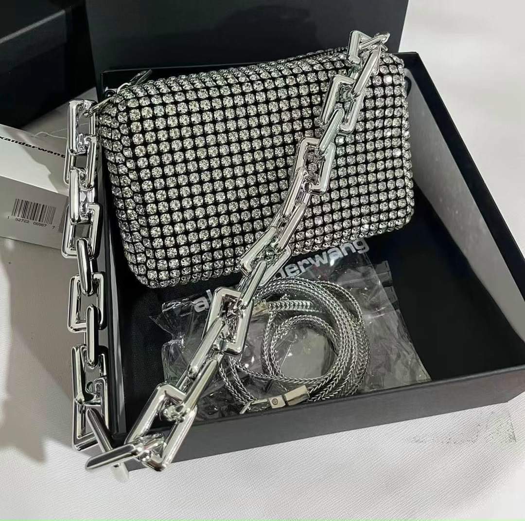 Túi Alexangder.WANG Đính Đá Fullbox Cao Cấp Siêu Xinh (Authentic Tuồn)