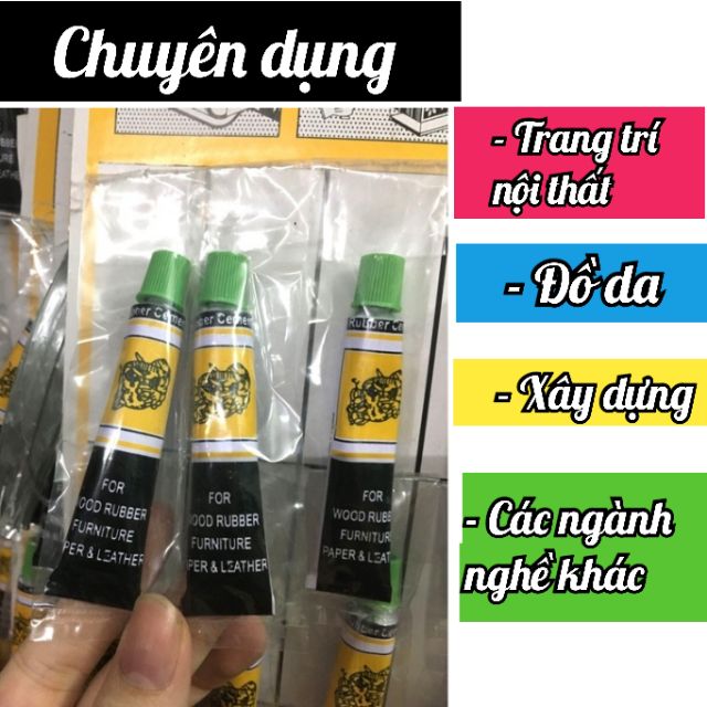 [Combo 2 tuýp] Keo con chó, dán giày dép