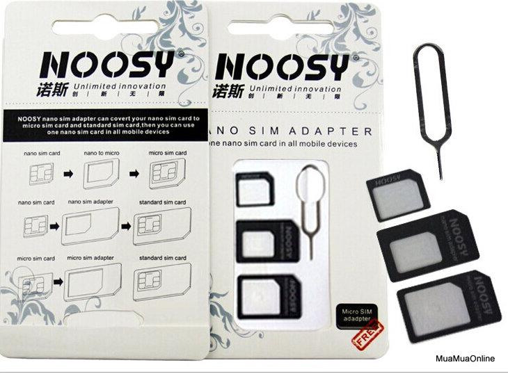 Bộ Chuyển Đổi Sim Noosy + Tặng Que Chọc Sim