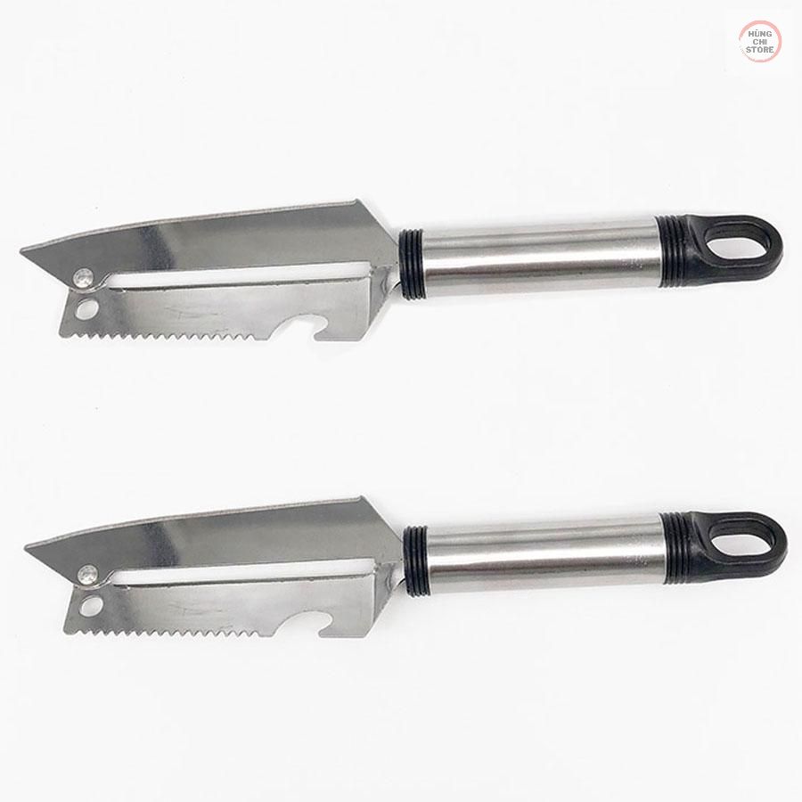 💚 CON DAO GỌT CỦ QUẢ INOX 2 LƯỠI ĐA NĂNG
