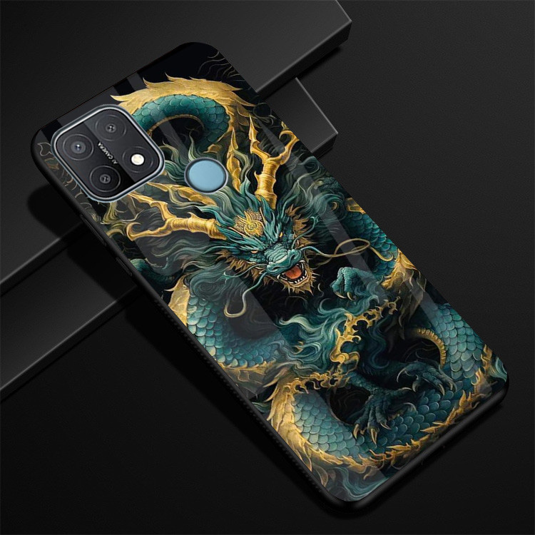 Ốp Lưng OPPO A15/A15s mặt kính cường lực cao cấp thiết kế Độc Quyền