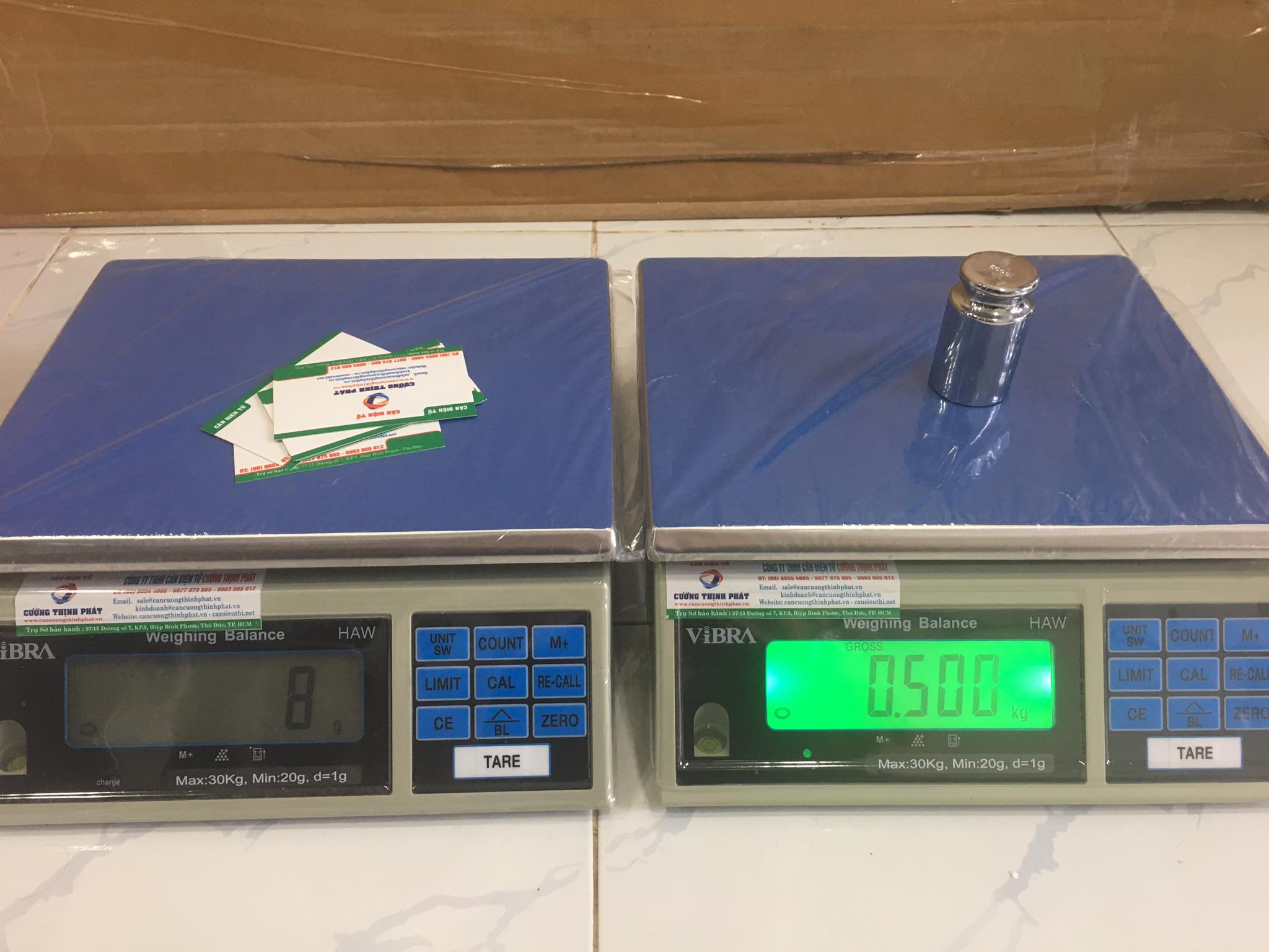 [HCM]CÂN ĐIỆN TỬ - 15KG CÂN VIBRA HAW