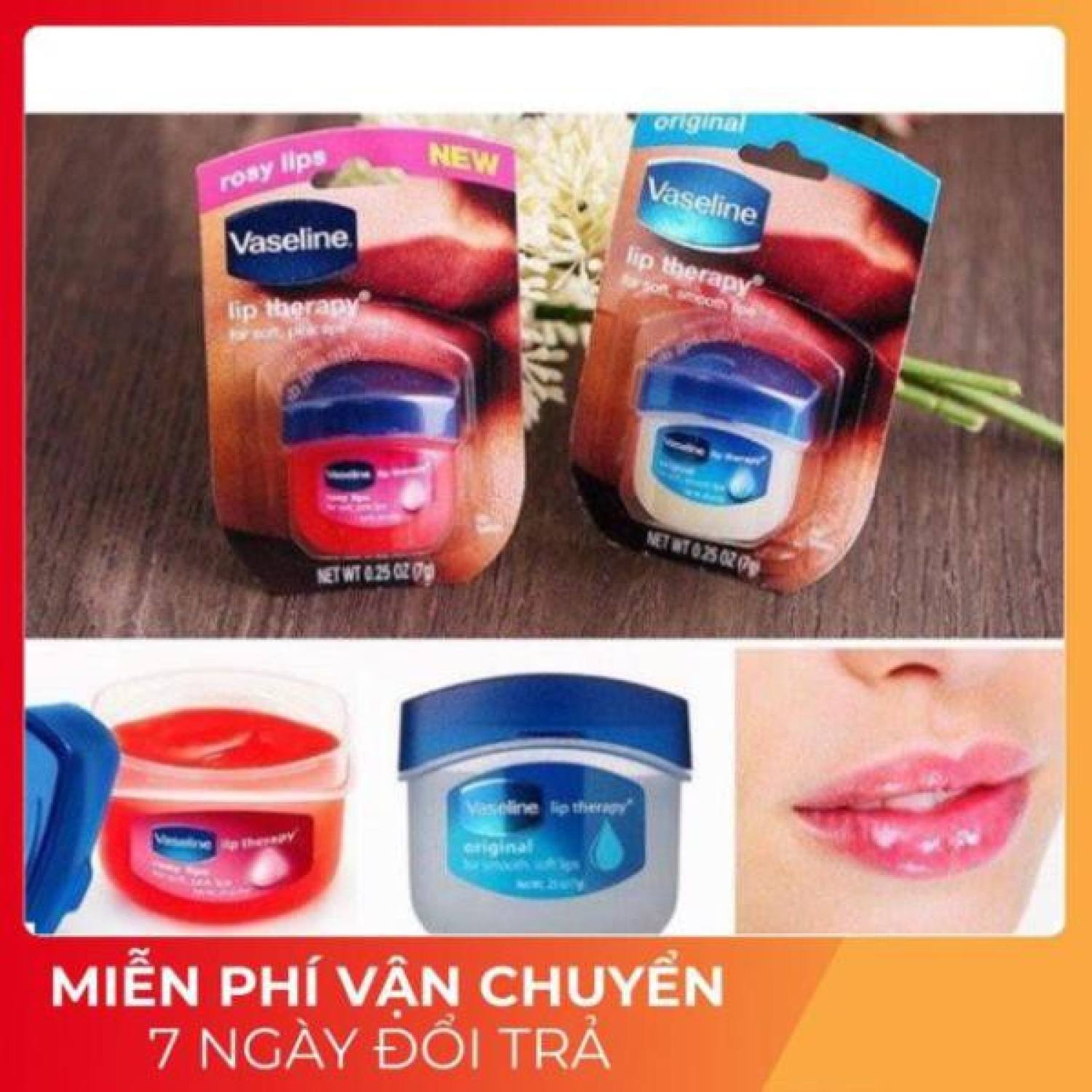 [FREESHIP] Dưỡng môi vasina 7g