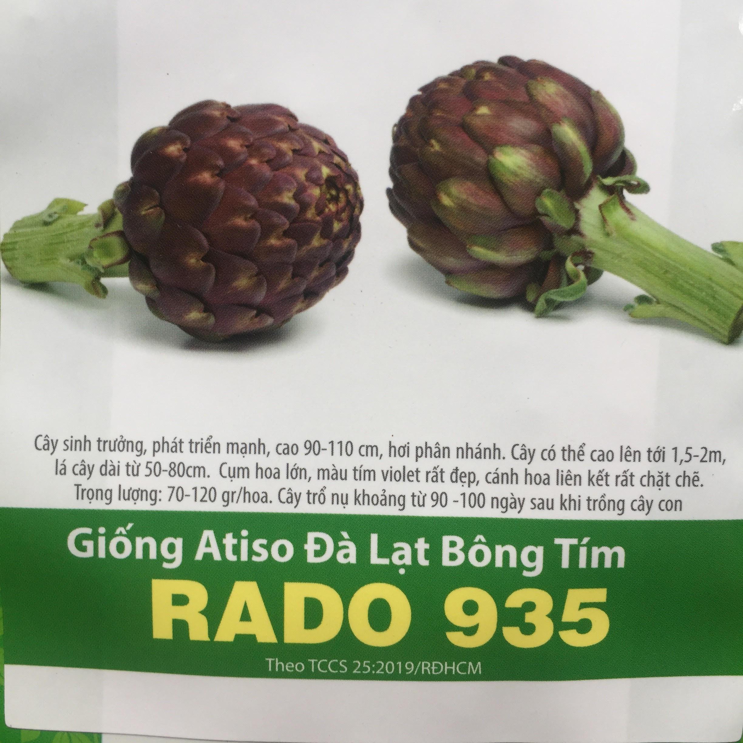 Hạt Giống Atiso Đà Lạt Bông Tím 2gr