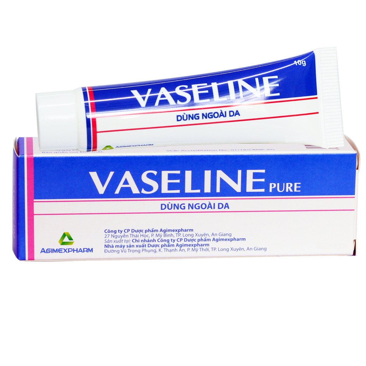 Kem bôi khô nứt môi Vaselin 10 gam