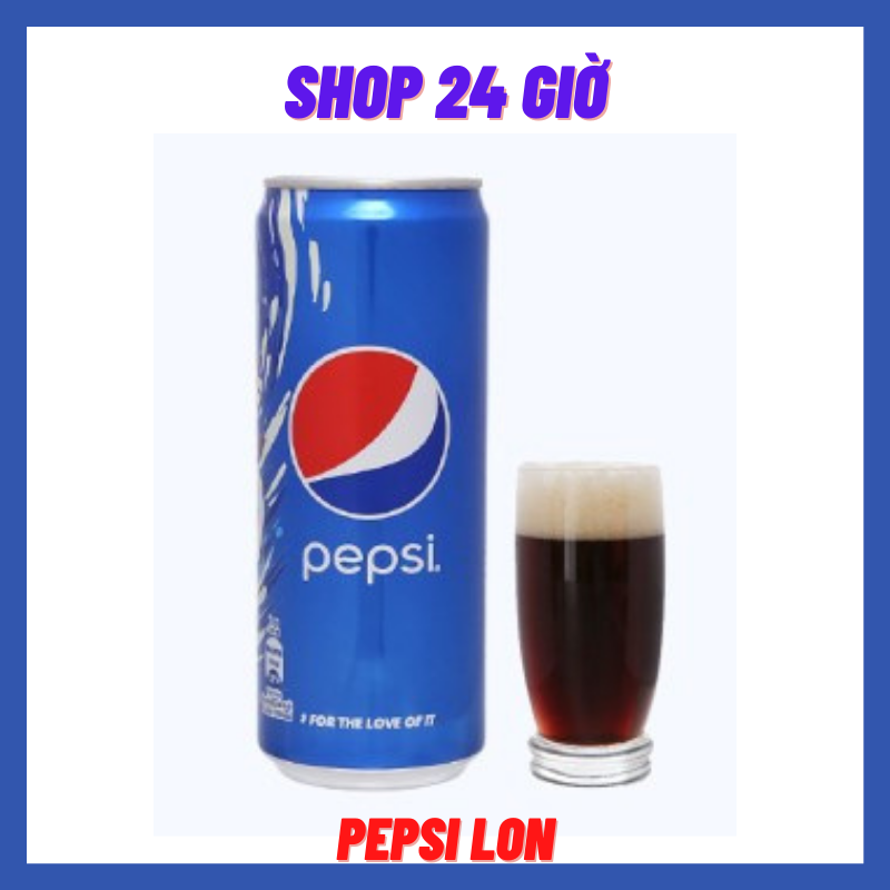 [ GIAO HCM ] Pepsi 1 Lốc 6 Lon - Shop 24 Giờ