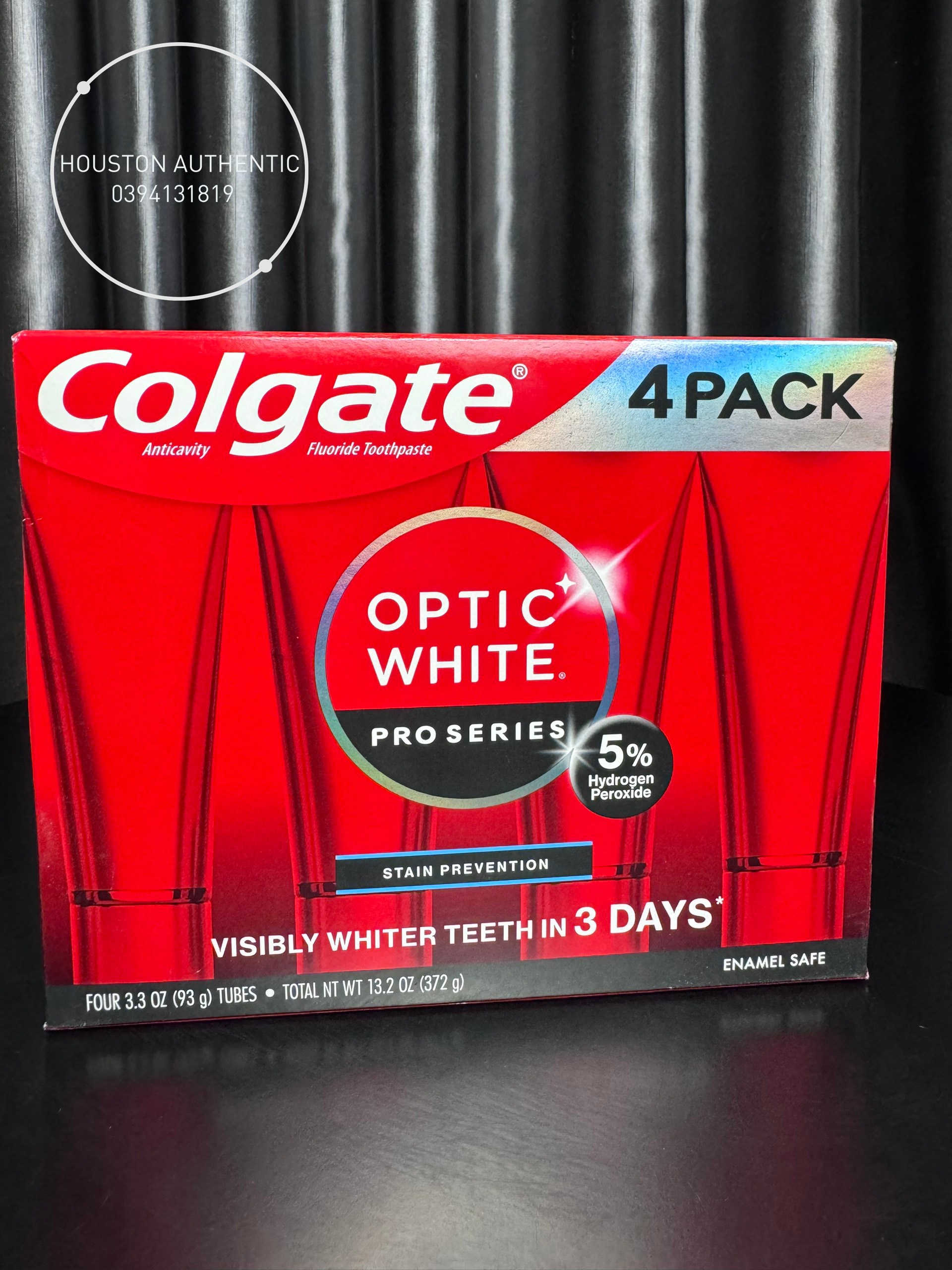 Kem đánh răng Colgate Optic White Pro Series 97g 5% Hydrogen Peroxide _ Livestreams tại Mỹ