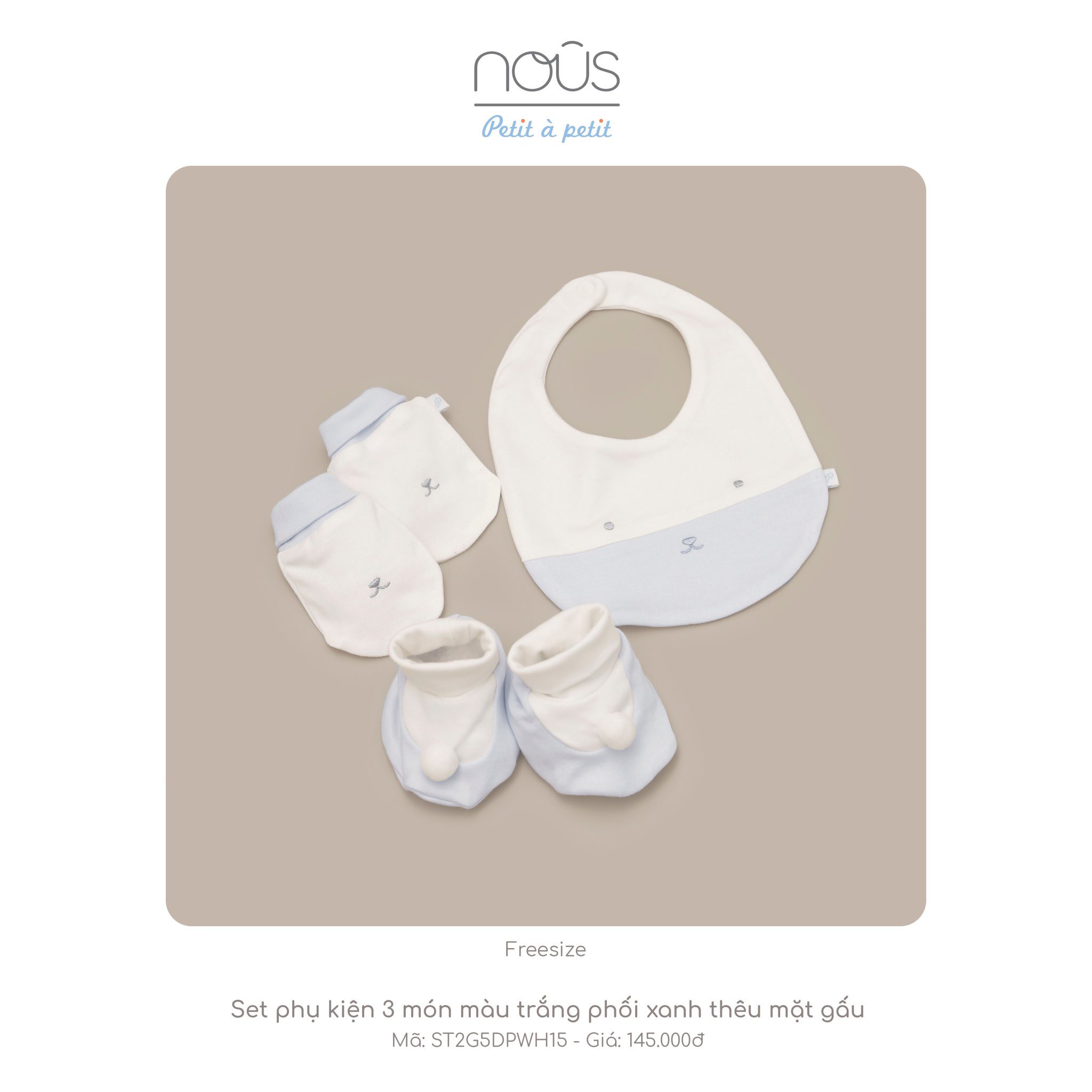 Set phụ kiện nous dễ thương cho bé