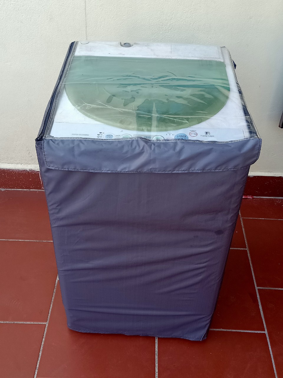 Vỏ bọc máy giặt cửa trên, cửa đứng
