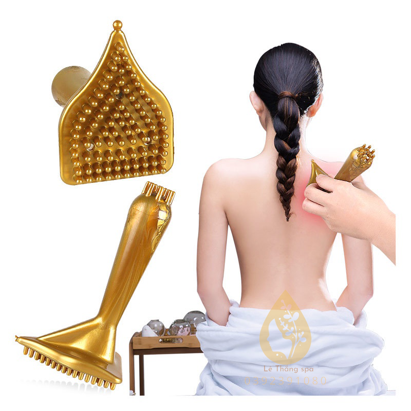 Bàn chải đả thông kinh lạc, massage body spa