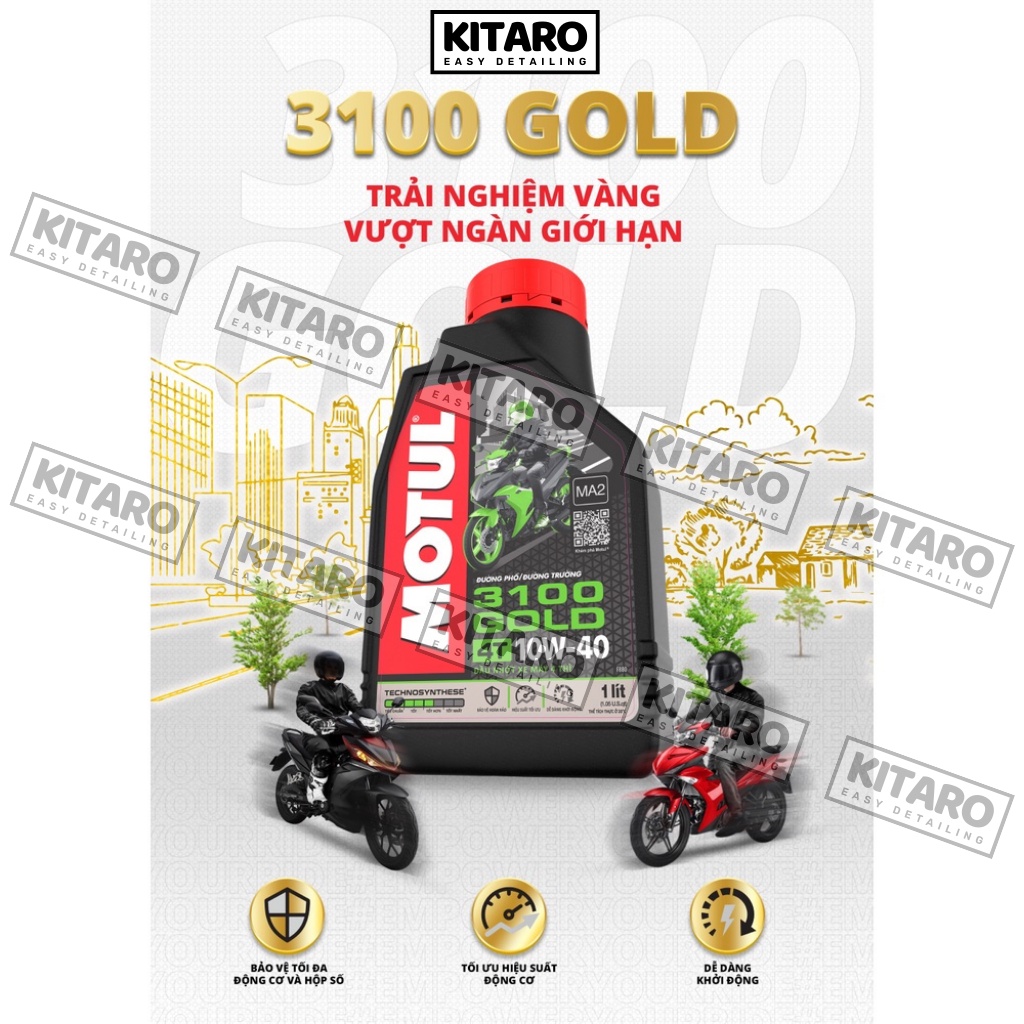 Nhớt Xe Máy Motul Gold 3100 10W40 800ml