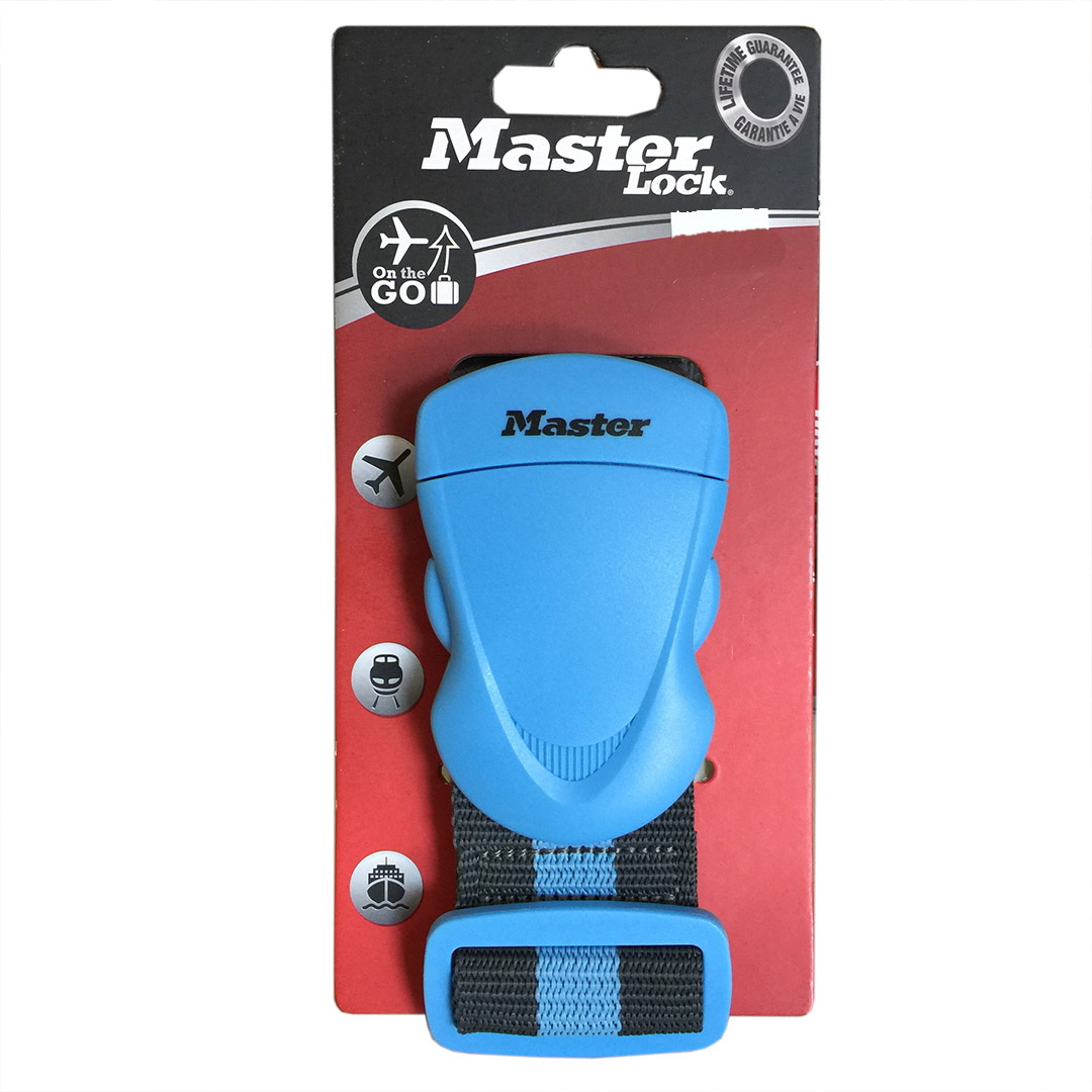 Dây đai Master Lock 4700 EURDBLU dây ràng vali dài 2m x 50mm - MITISHOP