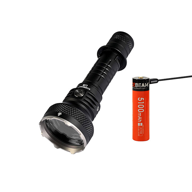 ACEBEAM L18 Đèn pin tác chiến nhỏ gọn tầm chiếu siêu xa 1000m độ sáng 1500 lumen bóng LED Osram sử dụng 01 pin 21700 (kèm theo) Đèn Đèn pin