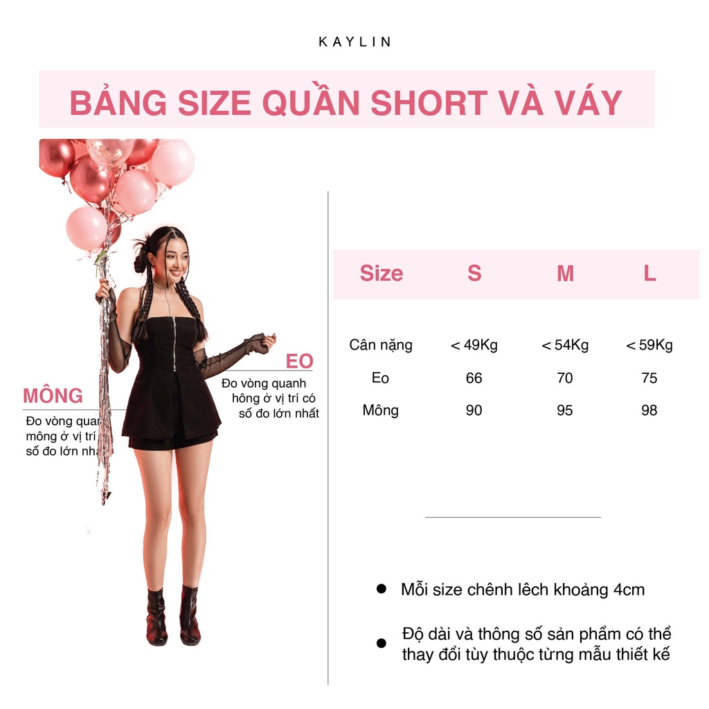 Áo ống KAYLIN dây kéo - N1831