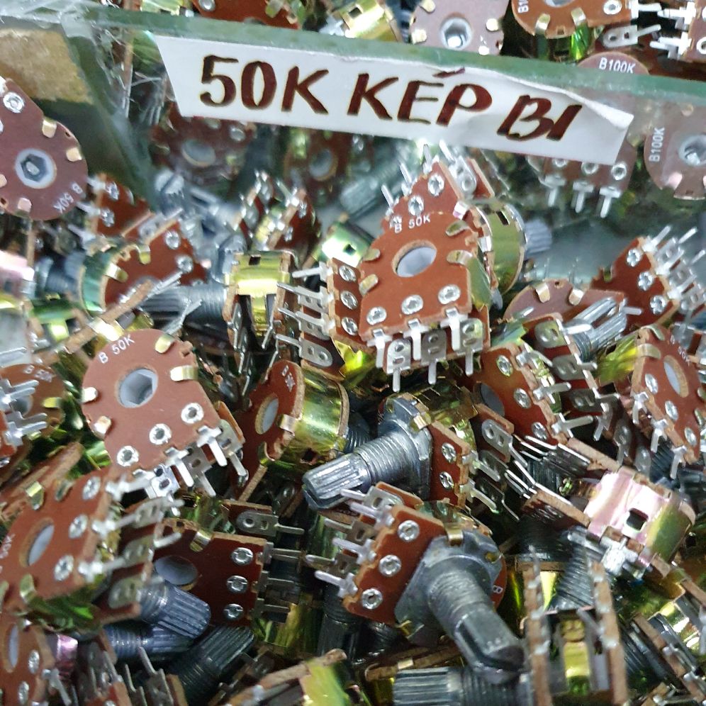 10 chiếc chiết áp 50k kép bi