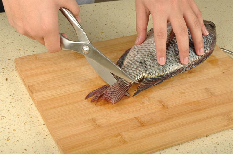 Kéo Cắt Thịt Gà Inox Đa Năng Cao Cấp