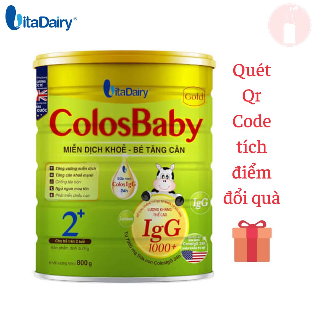 Sữa Bột Colosbaby Gold Miễn dịch khoẻ - Bé tăng cân
