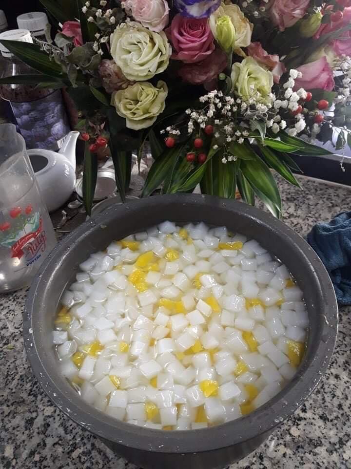 combo 10kg thạch dừa thô bến tre + hương dừa
