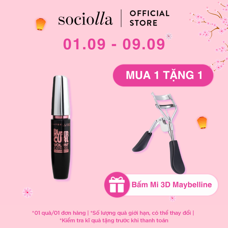 Mascara Làm Dài Và Cong Mi Maybelline New York Hyper Curl