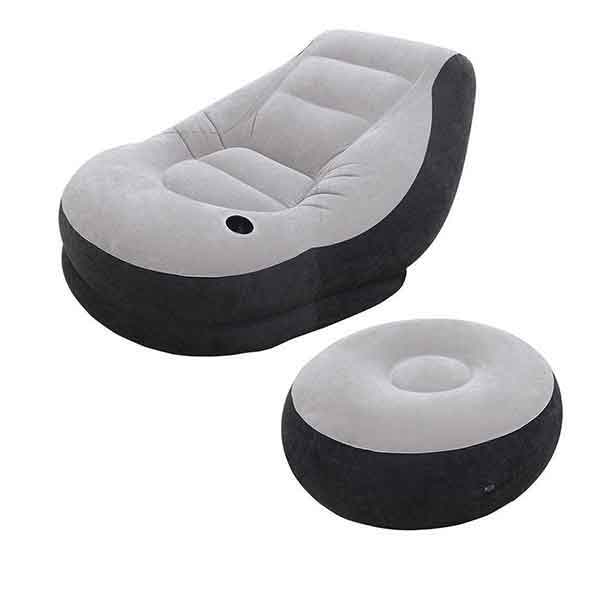 Ghế hơi tựa lưng bọc nhung cao cấp