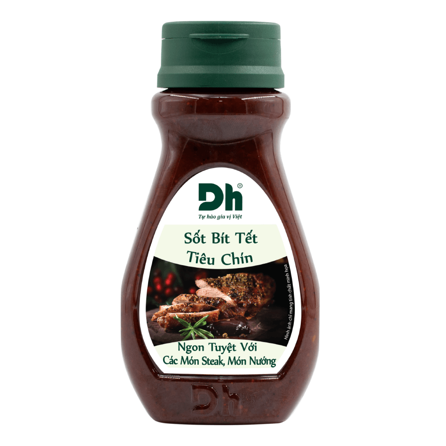 Sốt Bít Tết Tiêu Chín Dh Foods (Chai 200gr)