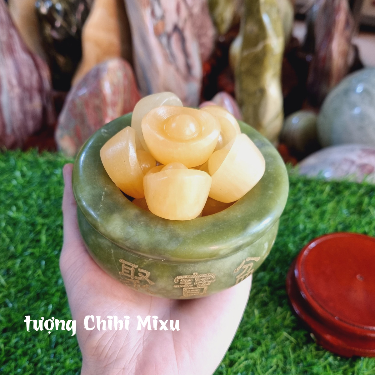 Bát Tụ Bảo Serpentine size 10cm