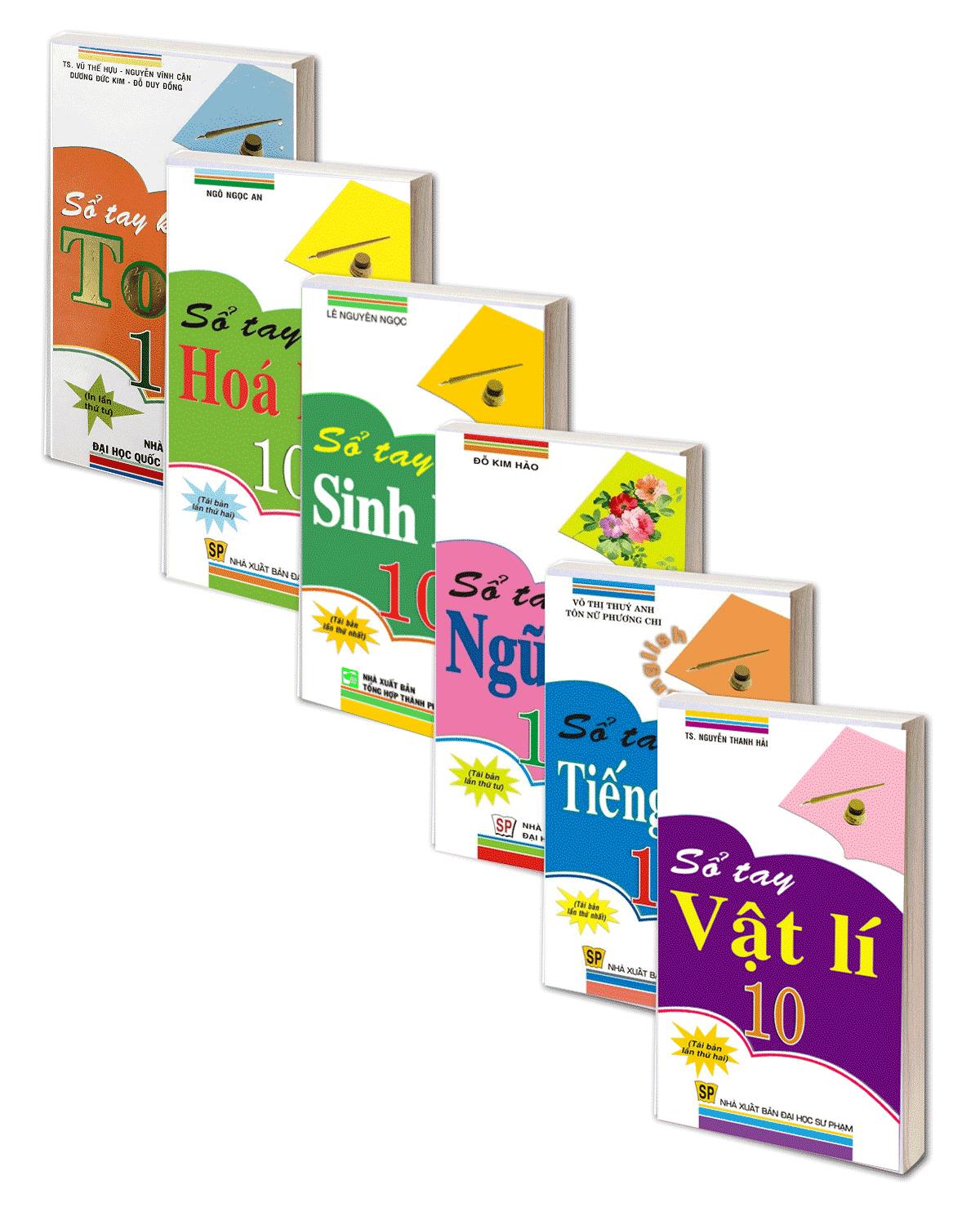 Combo sổ tay lớp 10