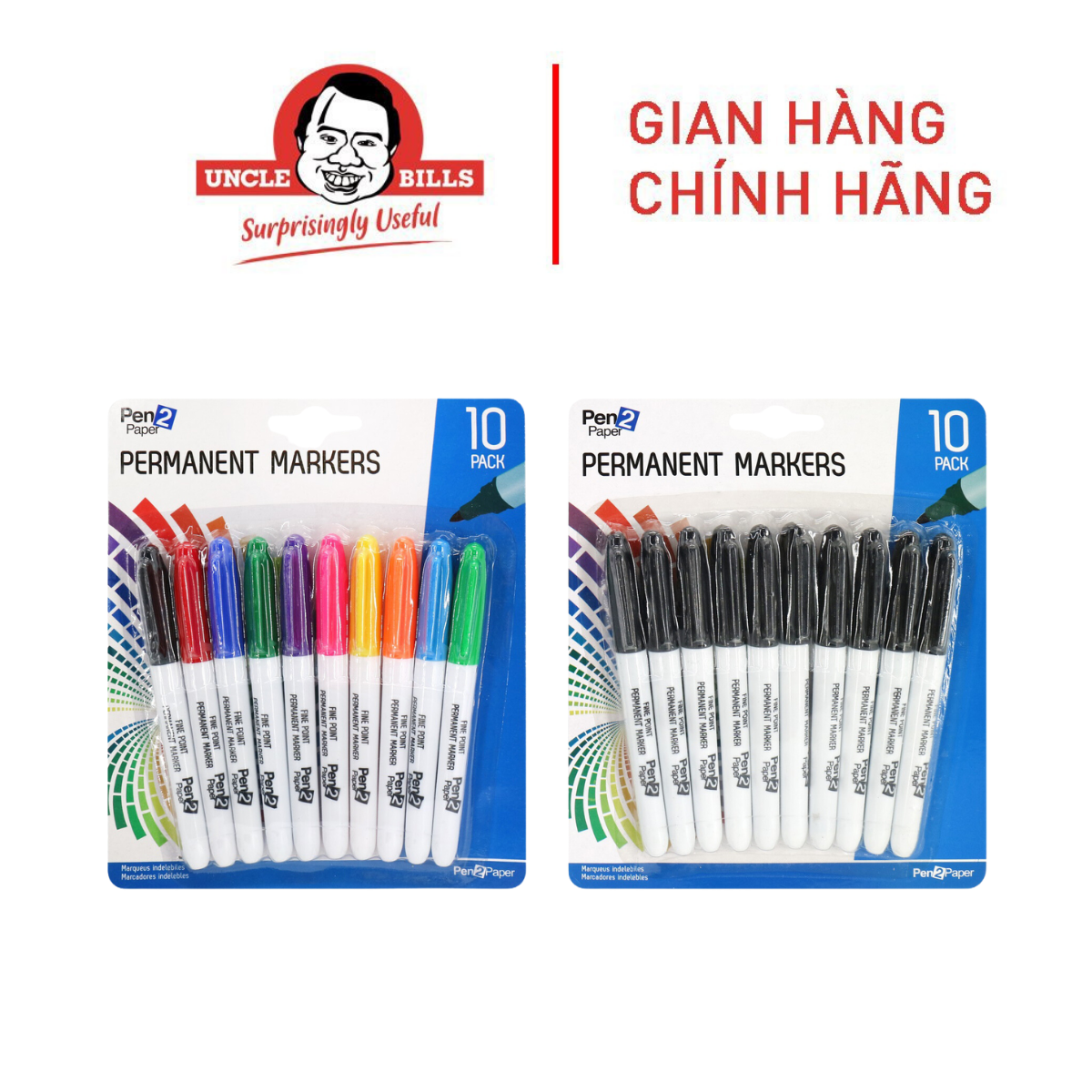 Bút Lông Đen 10 Cây UBL SE0061