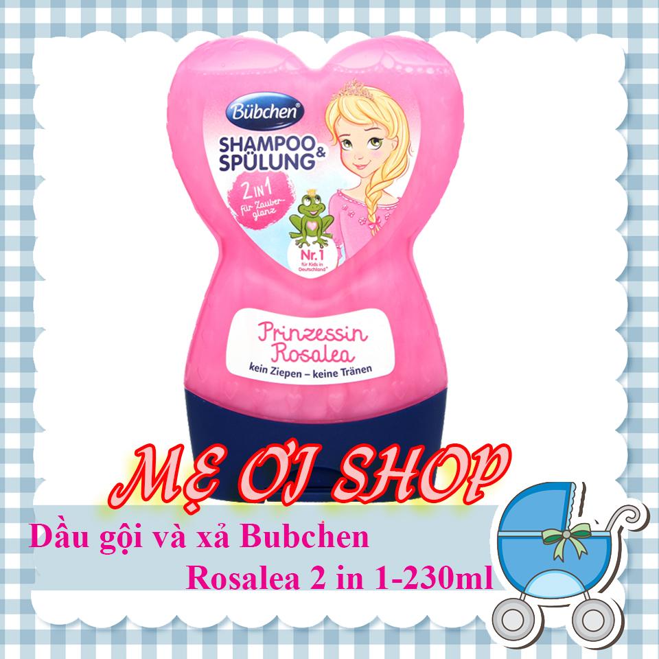 Dầu gội và xả Bubchen Rosalea 230ml cho bé tứ 1 tuổi trở lên