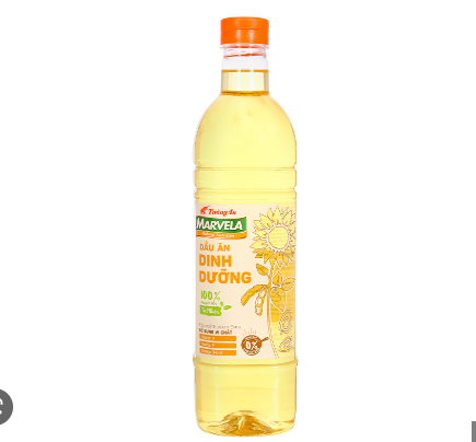 Dầu ăn dinh dưỡng Tường An Marvela chai 1 lít