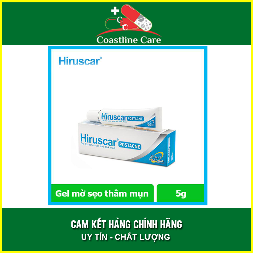 [HCM]Hiruscar Post Acne gel 5g - Cải Thiện Mờ Sẹo - Coastlinecare Pharmacy