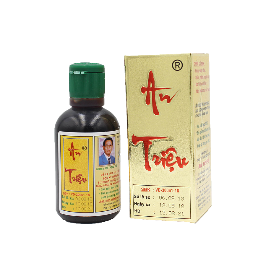 [HCM]Cồn xoa bóp An Triệu - Dầu xoa bóp đa dụng