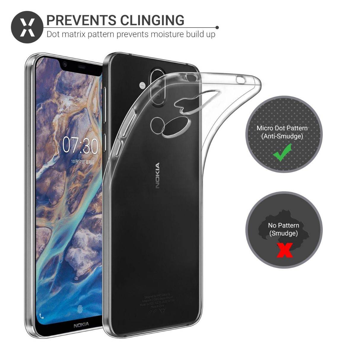 [HCM]Ốp lưng dẻo cho Nokia 8.1 Plus / Nokia X8 hiệu Ultra Thin (mỏng 0.6mm chống trầy xước) - phân phối bởi HotPhuKien
