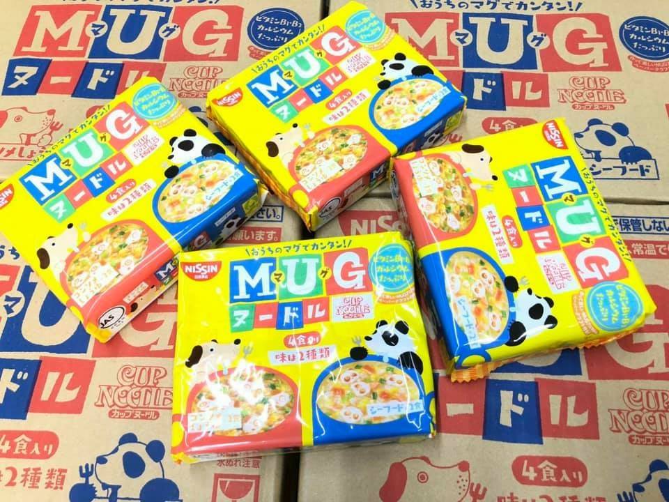 Mỳ Mug Nissin ăn liền cho bé (màu vàng)