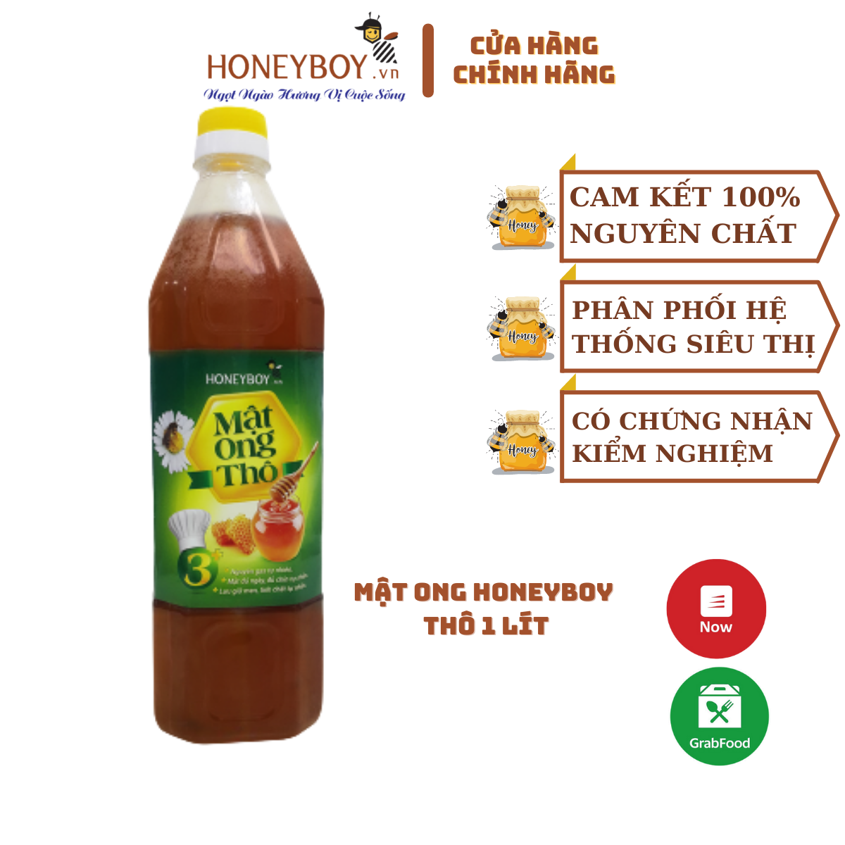 Mật ong Thô HONEYBOY 1000ml(...)