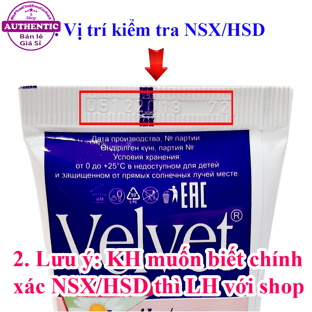 KEM TẨY LÔNG VELVET DEPILATORY NGA 100ML