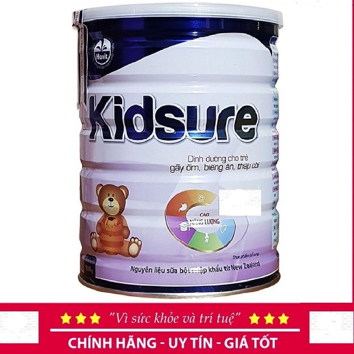 Sữa bột công thức Havit Kidsure 900g(1-6 tuổi)