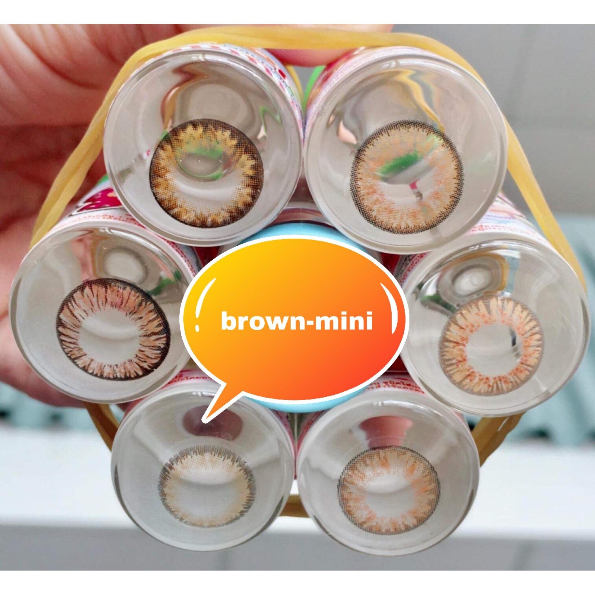 [HCM]lens nâu tự nhiên không độ