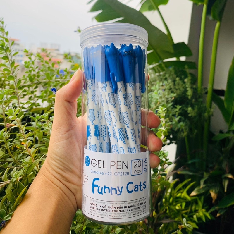 Bút bi gel nước xoá được Classmate mèo GP212.