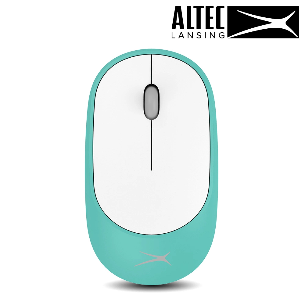 Chuột wireless Altec ALBM-7314 siêu mỏng - thích hợp dùng văn phòng (Trắng xanh) Nhất Tín Computer