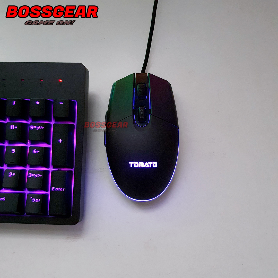 Chuột Gaming TOMATO T102 ( DPI 3200, LED 7 màu, 20 triệu lần nhấn )
