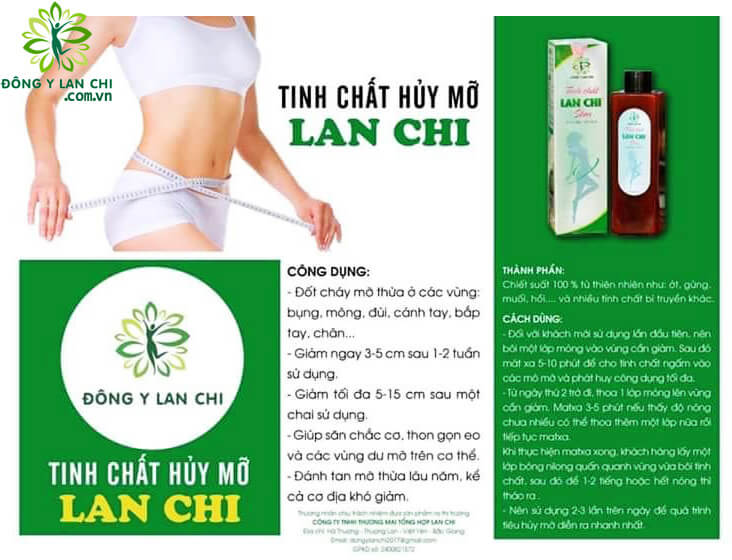 [HCM]Tinh Chất Lan Chi Slim | Tinh chất hủy mỡ giúp dáng đẹp eo thon