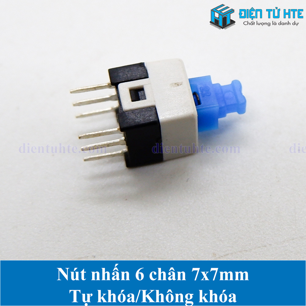 Combo 5 Nút nhấn 6 chân các loại 5.8mm/7mm/8mm/8.5mm