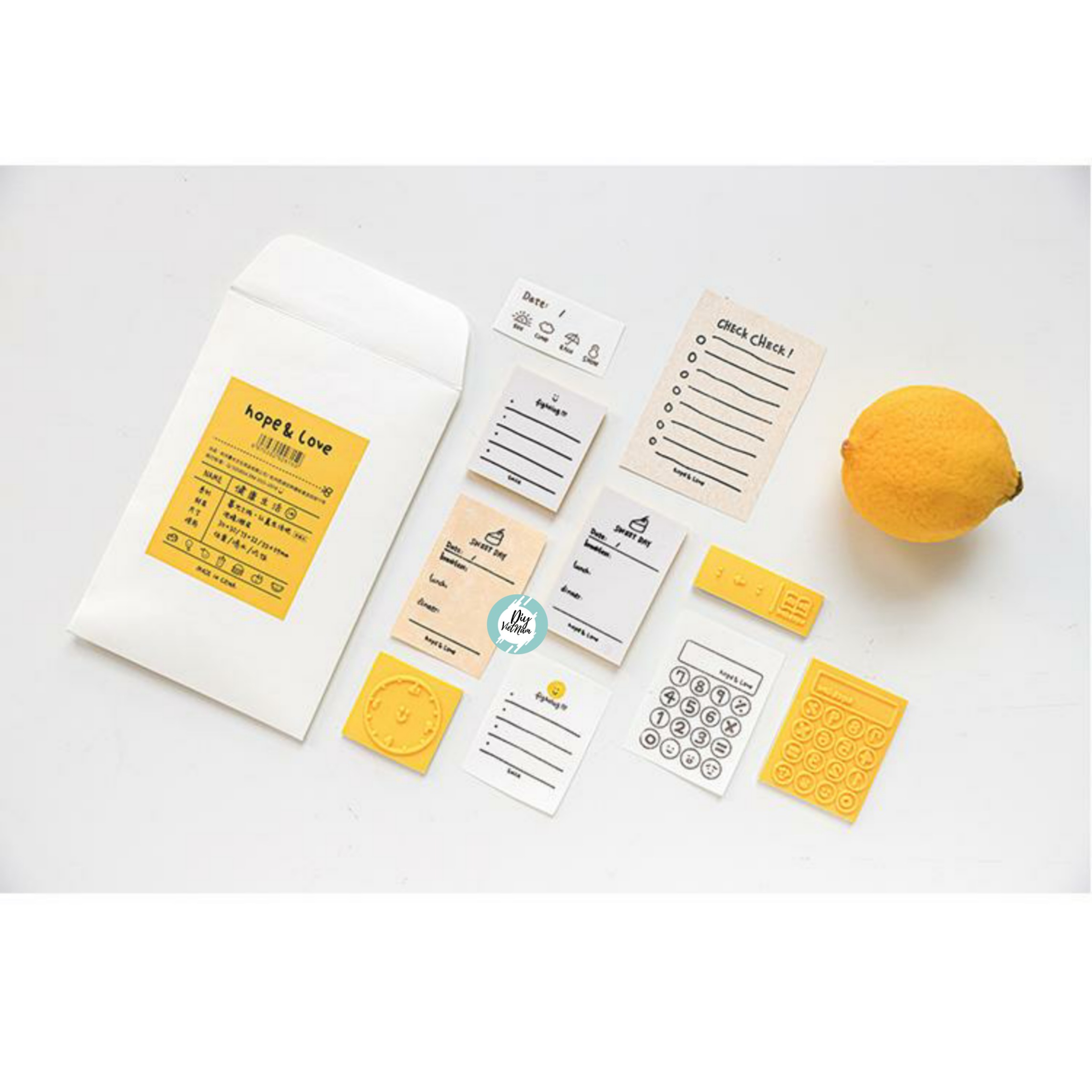 [HCM]BỘ STAMP DẺO KẾ HOẠCH